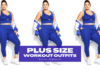 plus size workout outfits for the gym