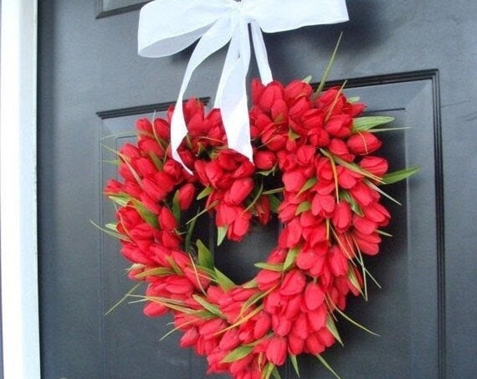 February Valentine's Day Door Wreaths