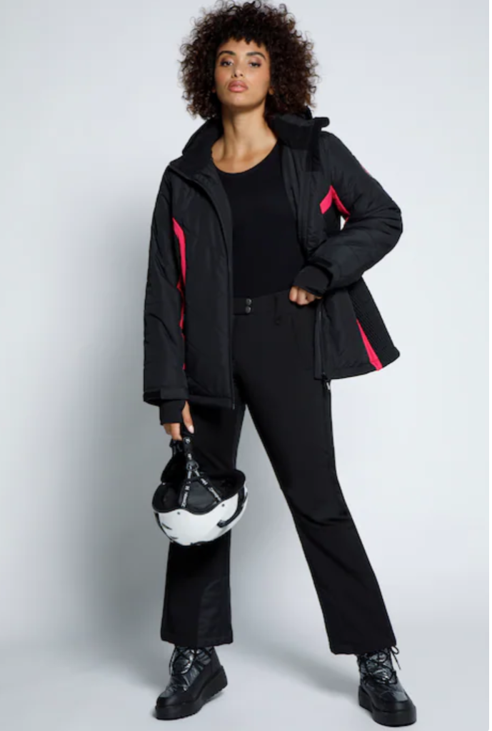 Plus Size Ski Outfit in Black