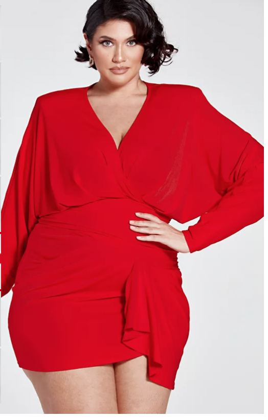 Plus Size Valentine's Day Outfits for Night - red dress