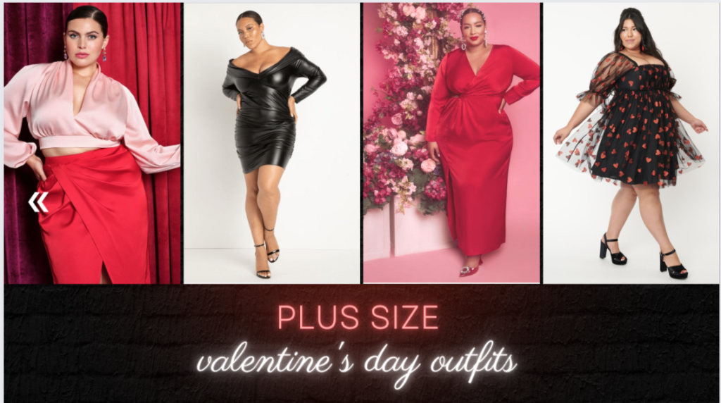 Plus Size Valentine's Day Outfits for Night - Guide List