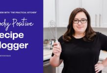 body positive recipe blogger interview