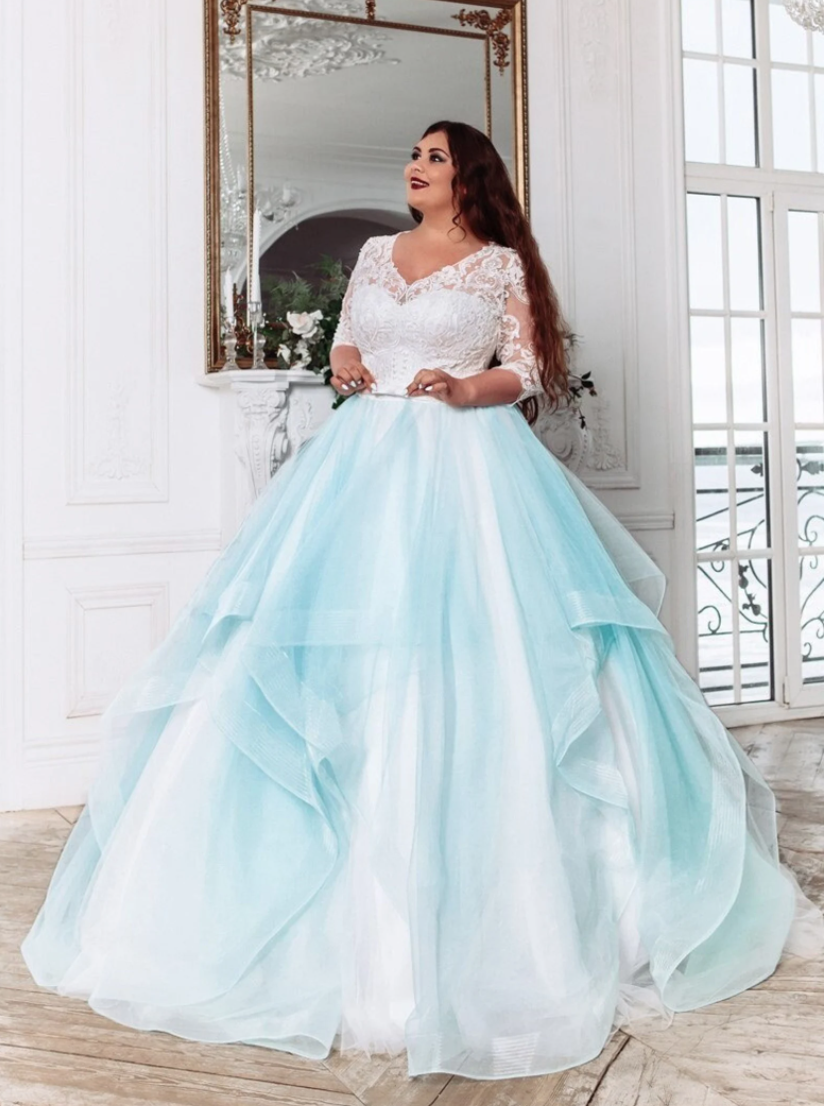 unique plus size wedding dress