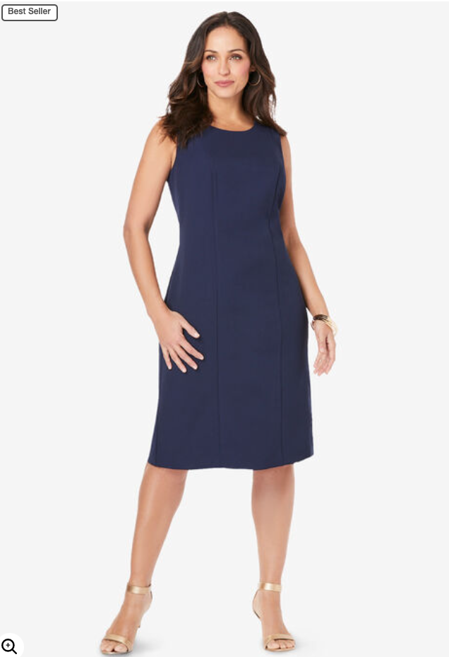 Plus Size Professional Outfits for Working in Government & Politics - plus size navy dress