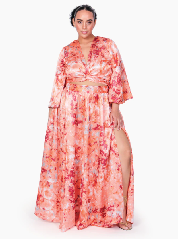 plus size resort outfit