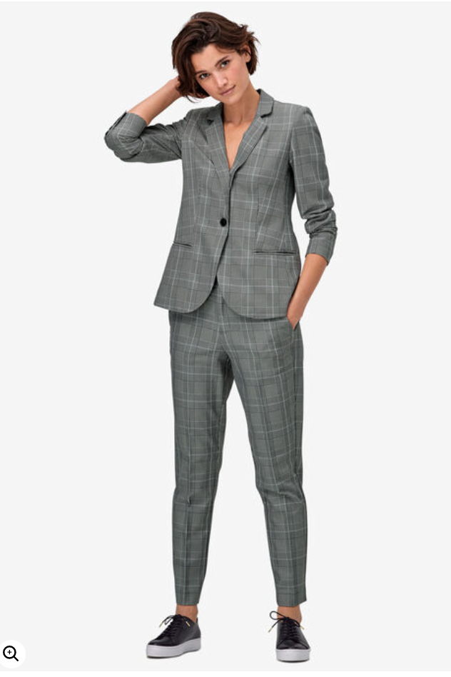 Plus Size Professional Outfits for Working in Government & Politics - plus size gray pantsuit