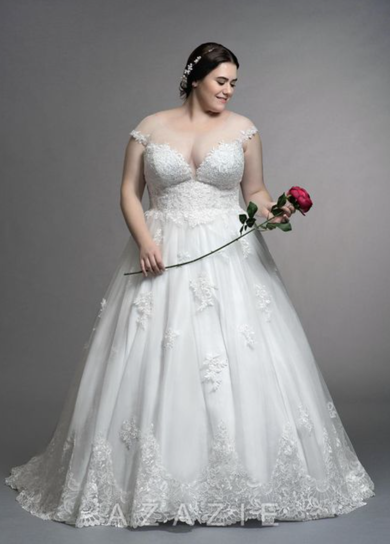 unique plus size wedding dress