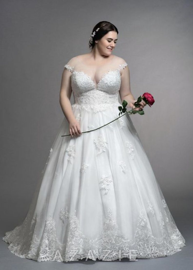 Plus size fantasy wedding dresses sale