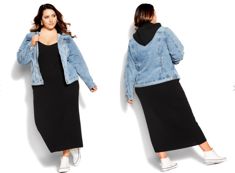 plus size airport outfit