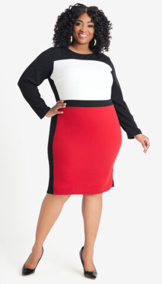 plus size job interview outfit