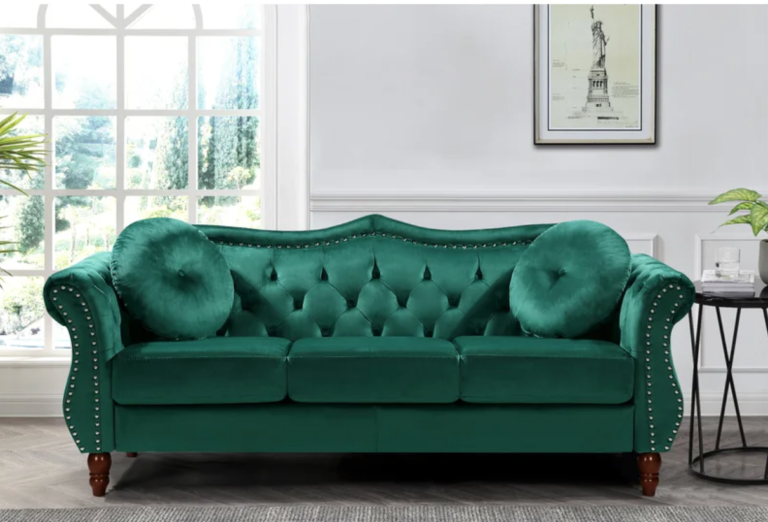 7 Tufted Emerald Green Couches Where to Buy! The Huntswoman