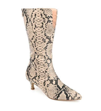 Where to Buy Plus Size Snakeskin Boots - Wide Width (FAUX Snakeskin ...