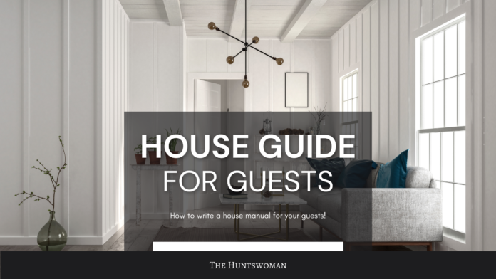 How to Write a House Manual for Guests || Template Guide for My Apartment Guests