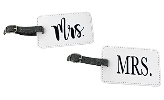 Lesbian Wedding Gift Idea - Luggage Tags