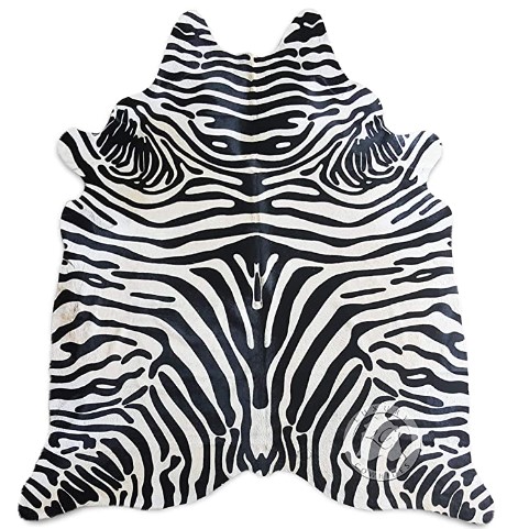 Faux Zebra Rug