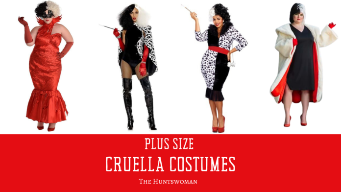 plus size cruella costumes guide for Halloween