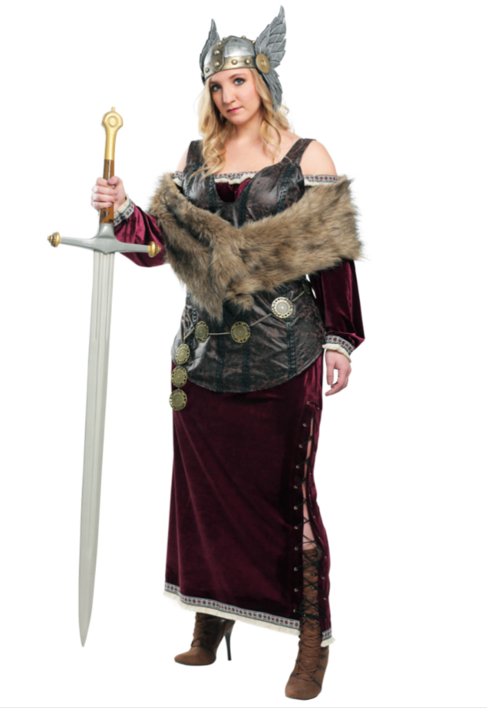 Plus Size Goddess Costume Viking