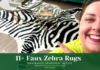 12 Faux Zebra Rugs!! | My Maximalist Apartment Decor faux zebra rugs