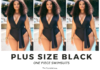 21+ Black Plus Size One Piece Swimsuits for 2023 || My Fave Swimming Suits!! black plus size one piece swimsuits shopping guide