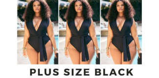 black plus size one piece swimsuits shopping guide
