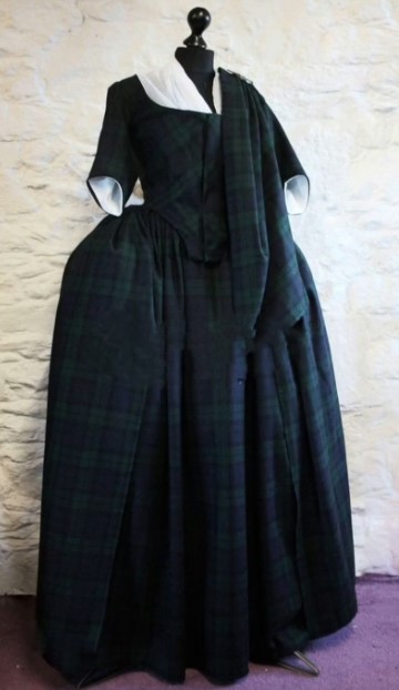plus size victorian costume 1860's highlander outlander