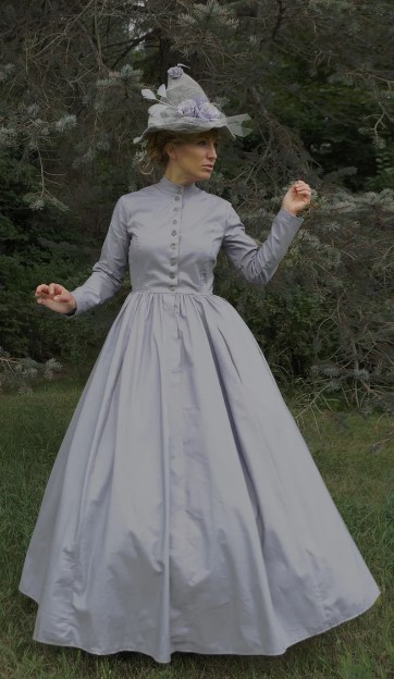 plus size victorian costume grey witch