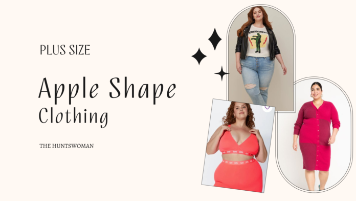 plus size apple shape clothing