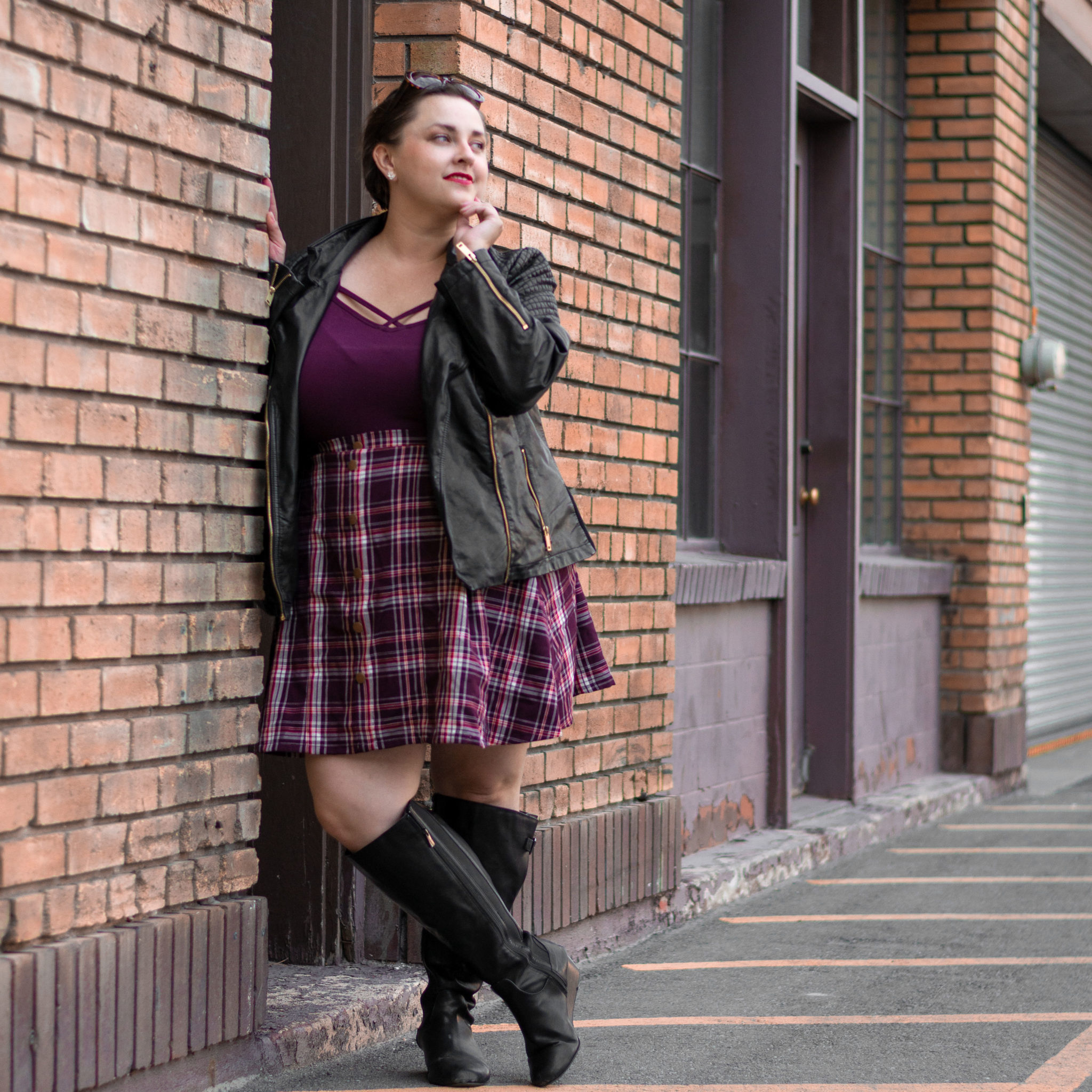 plus size blogger sharing where to shop for plus size wide calf boots