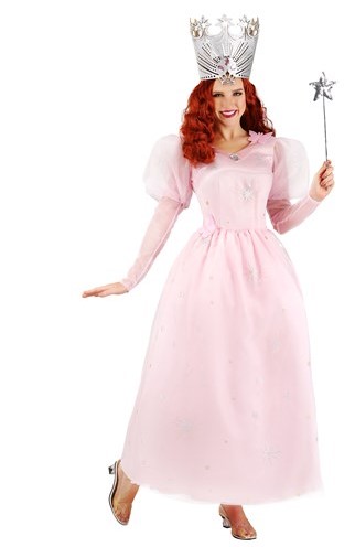 Plus size Halloween Costume in a size 32 - Glinda the Good Witch from Wizard of Oz in Pink Princess Dress