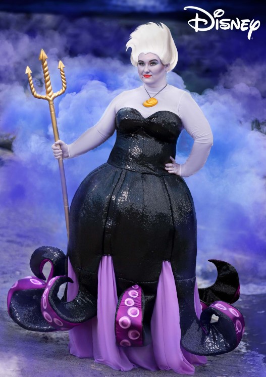  Plus Size Halloween Costume 6X |- Disney Ursula Costume