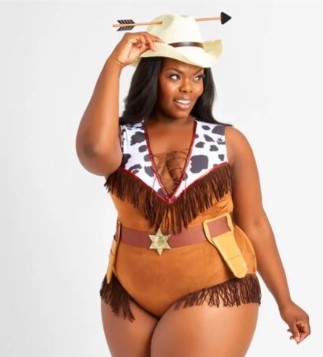 plus size cowgirl costume