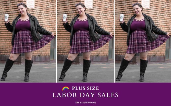 plus size clothing labor day sales guide list