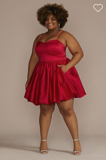 Plus Size Homecoming Dresses 