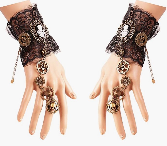 steampunk costume accessories gloves