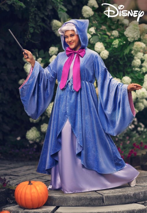 Plus Size Halloween Costumes 7X and 8X - Bippity Boppity Fairy Godmother from Cinderella 