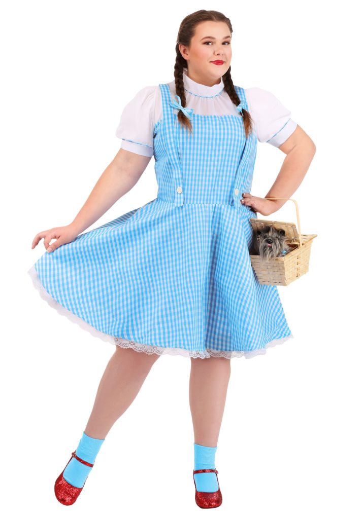 Plus Size Couples Costumes for Halloween - Dorothy from the Wizard of Oz