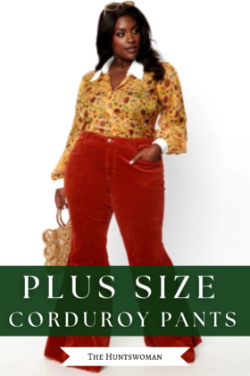 Where to Shop for Plus Size Corduroy Pants || 9+ Brands I Personally ...