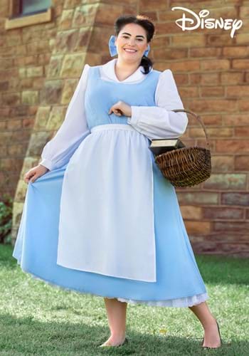 plus size couples costume idea - Belle from Disney's Beauty and The Beast