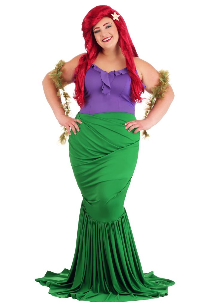 Plus Size Couples Costumes for Halloween - Ariel 