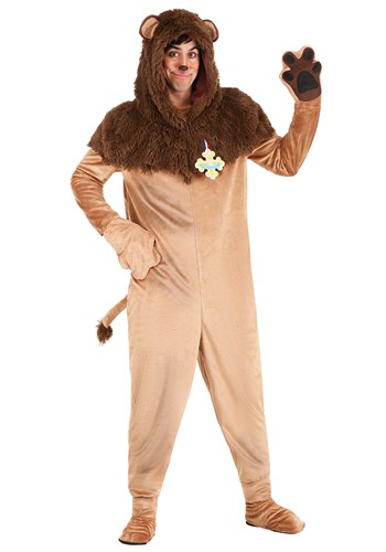 Plus Size Couples Costumes for Halloween - The Cowardly Lion form the Wizard of Oz
