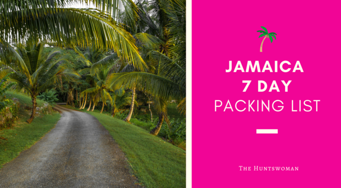 Jamaica 7 day packing list - all inclusive resort travel