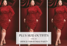 Plus Size Outfits for an Office Christmas Party
