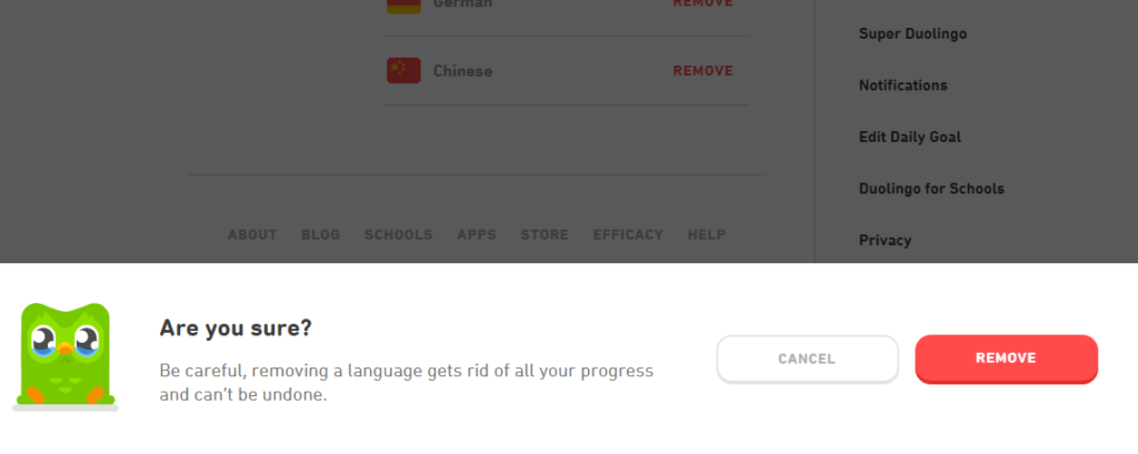 How to Start Over on Duolingo