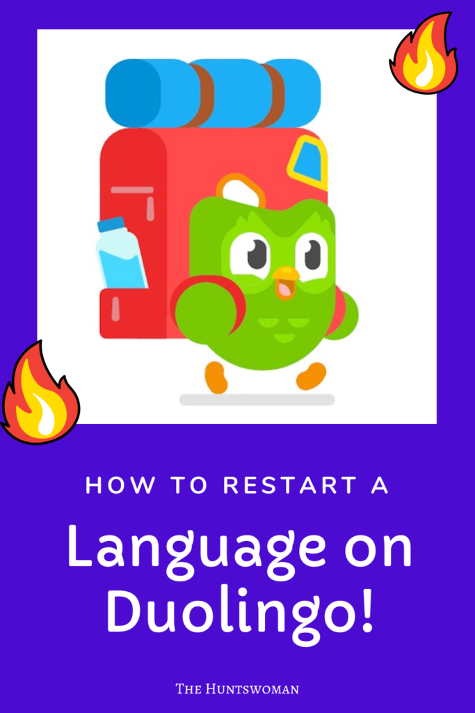 Start Over on Duolingo