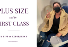 plus size and flying first class tips