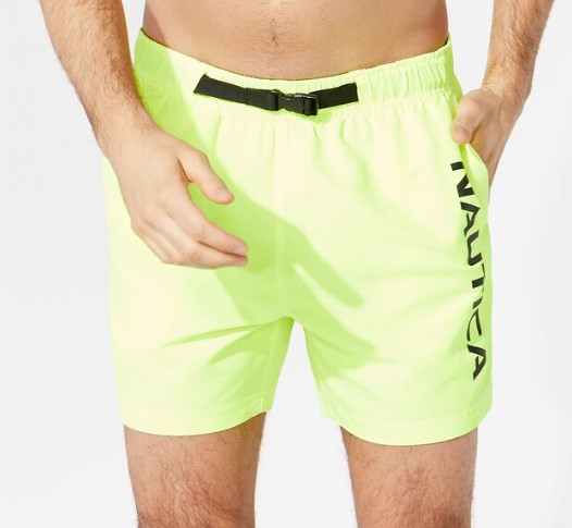  Plus Size Men's Swimwear - neon