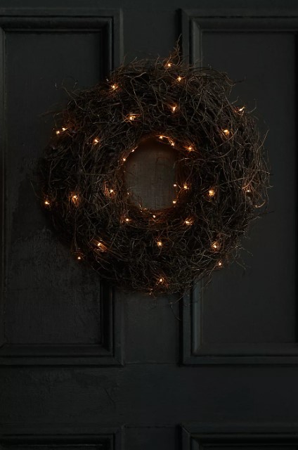 January Front Door Wreath - Fern Root Wreath