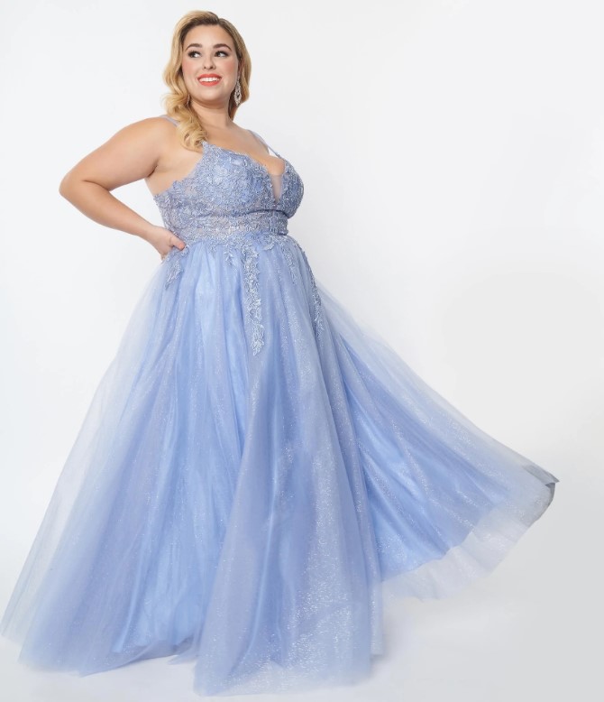 unique plus size prom dress vintage inspired