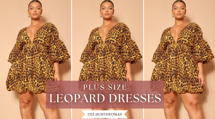plus size leopard dresses