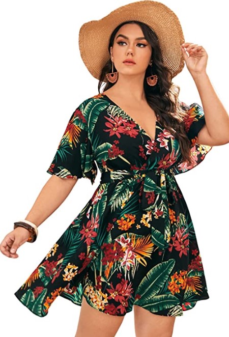 plus size resort wear outfit